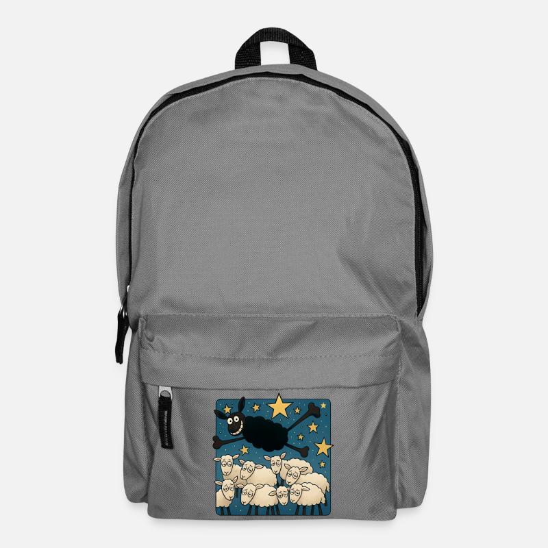 Mouton noir - Sac à dos - gris éléphant