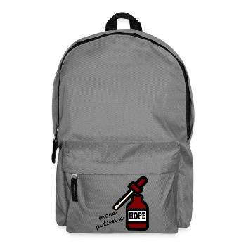 Hope Patience - Backpack - elephant grey - Front
