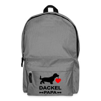 Dachshund - Backpack - elephant grey - Front