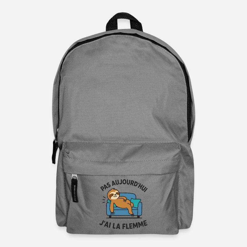Not today, I'm lazy - Backpack - elephant grey