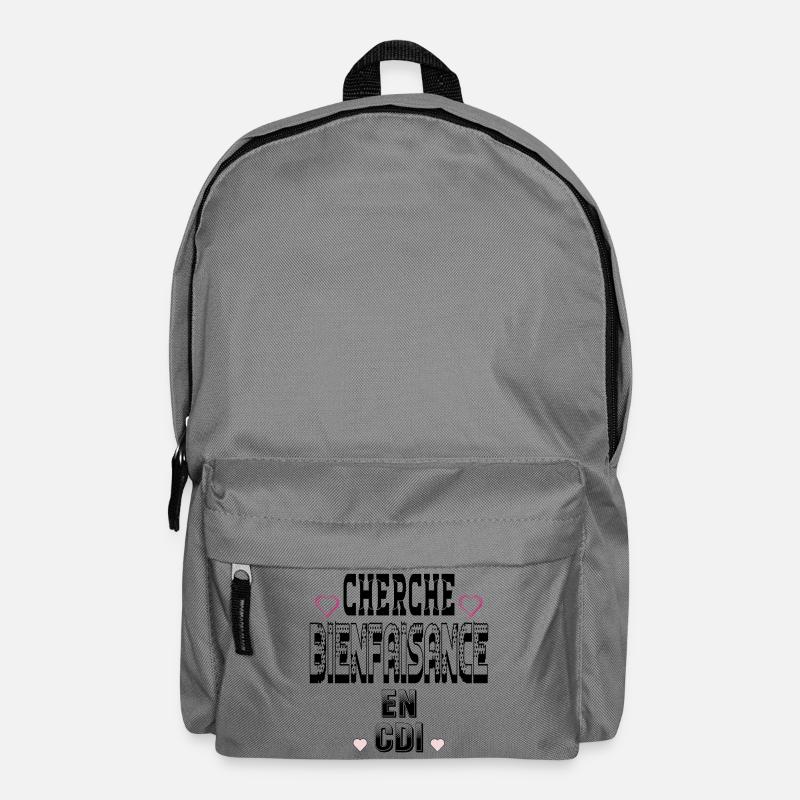 Looking for charity on a permanent contract - Backpack - elephant grey