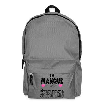 En Manque de Sentiments - Sac à dos - gris éléphant - Devant