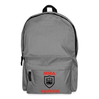 MMA Warrior, Cage Ready, Fight, Oktagon, Kampf - Rucksack - Mittelgrau - Vorne