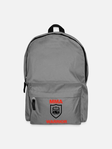 MMA Warrior, Cage Ready, Fight, Oktagon, Kampf - Rucksack - Mittelgrau