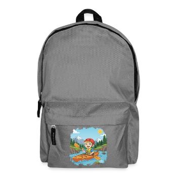 Aventure Bouno sur la rivière - Sac à dos - gris éléphant - Devant