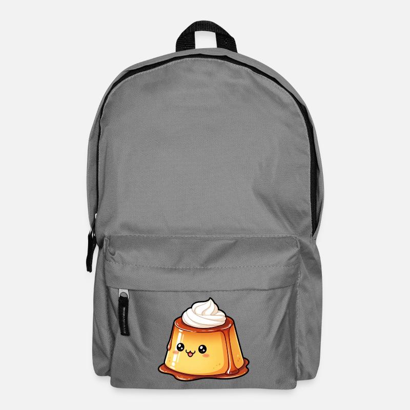 Kawaii Karamellpudding - Rucksack - Mittelgrau