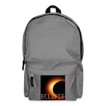 Totale Sonnenfinsternis 2026 - Rucksack - Mittelgrau - Vorne