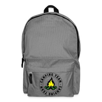 Camping Team Lagerfeuer - Rucksack - Mittelgrau - Vorne