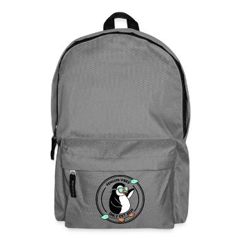 Black Penguin in Mint Glasses 2026 - Backpack - elephant grey - Front