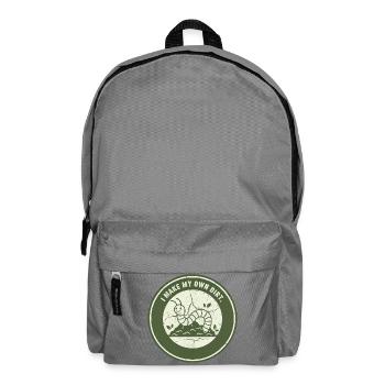Worm compost: Independent soil - Backpack - elephant grey - Front