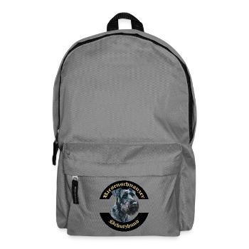 Riesenschnauzer IGP Motiv  - Rucksack - Mittelgrau - Vorne