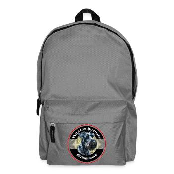 Riesenschnauzer Emblem IGP Hundesport - Rucksack - Mittelgrau - Vorne