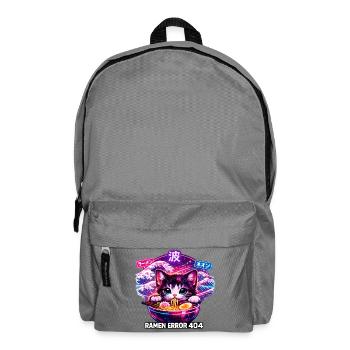 Ramen Neko Neon 404 - Rucksack - Mittelgrau - Vorne
