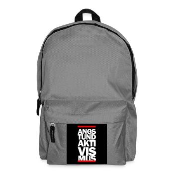 ANGSTUNDAKTIVISMUS  - Rucksack - Mittelgrau - Vorne