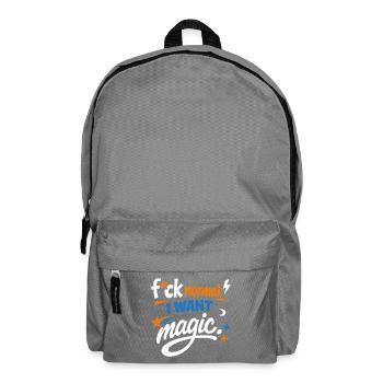 Magic instead of normality: Courageously colourful - Backpack - elephant grey - Front