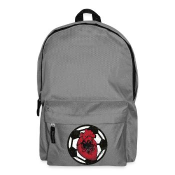 Albanien Fussball - Rucksack - Mittelgrau - Vorne