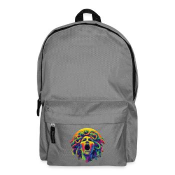 Neon Medusa: Colour Rush Head - Backpack - elephant grey - Front