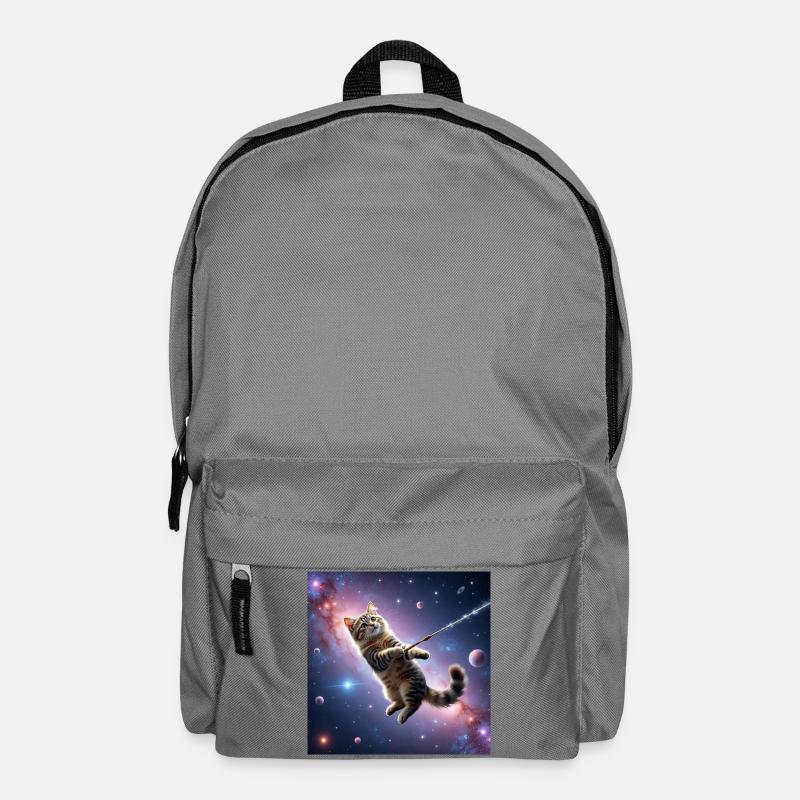 Chat dans l’espace - Sac à dos - gris éléphant