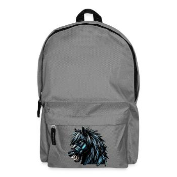 Pferd - Rucksack - Mittelgrau - Vorne