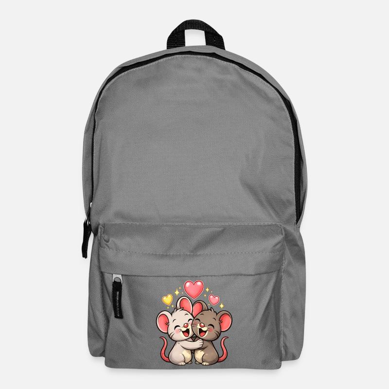 Liebe  - Rucksack - Mittelgrau