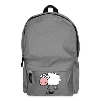 Schaf - Rucksack - Mittelgrau - Vorne