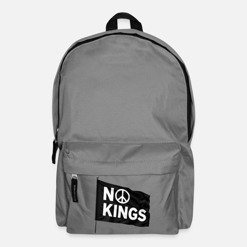 NO KINGS Peace - Rucksack - Mittelgrau