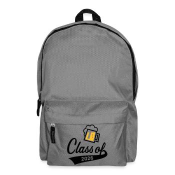 Class Of 2026 (Abschlussklasse / Bier / 2C POS) - Rucksack - Mittelgrau - Vorne