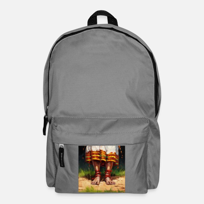 Wurzeln der Erde - Rucksack - Mittelgrau