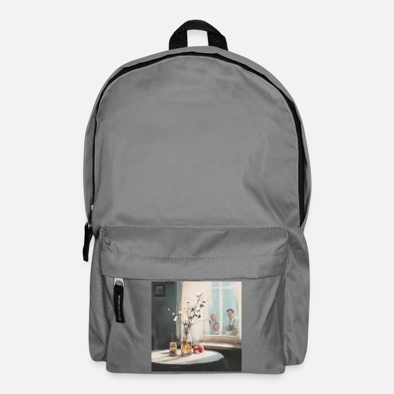 A window into warm memories - Backpack - elephant grey