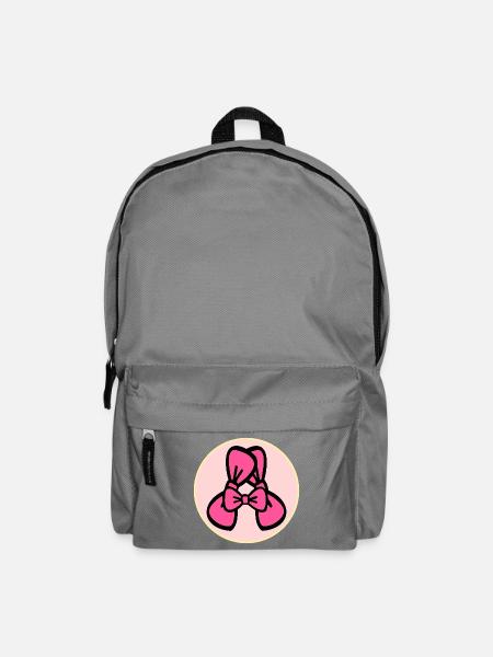 Haarschleife Buchstabe A - Rucksack - Mittelgrau