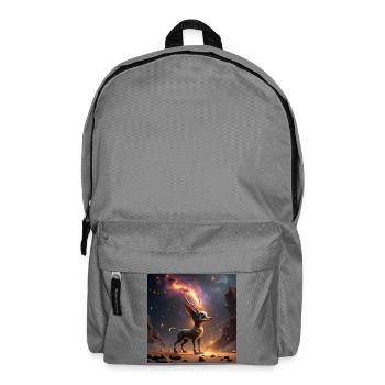 Cerf Étoile Fantastique - Sac à dos - gris éléphant - Devant