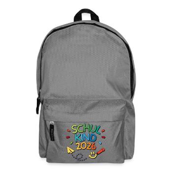School Child 2026 School Enrollment Back to School First Class - Backpack - elephant grey - Front