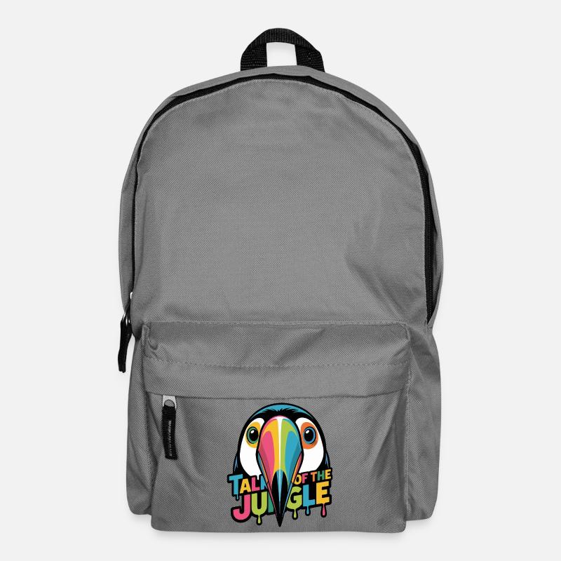 Talk of the Jungle Toucan - Backpack - elephant grey