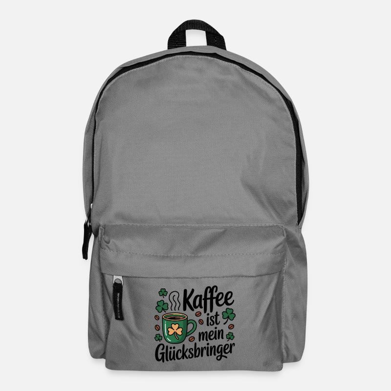 Coffee is my lucky charm - Backpack - elephant grey