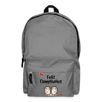 Happy birthday - Backpack - elephant grey - Front