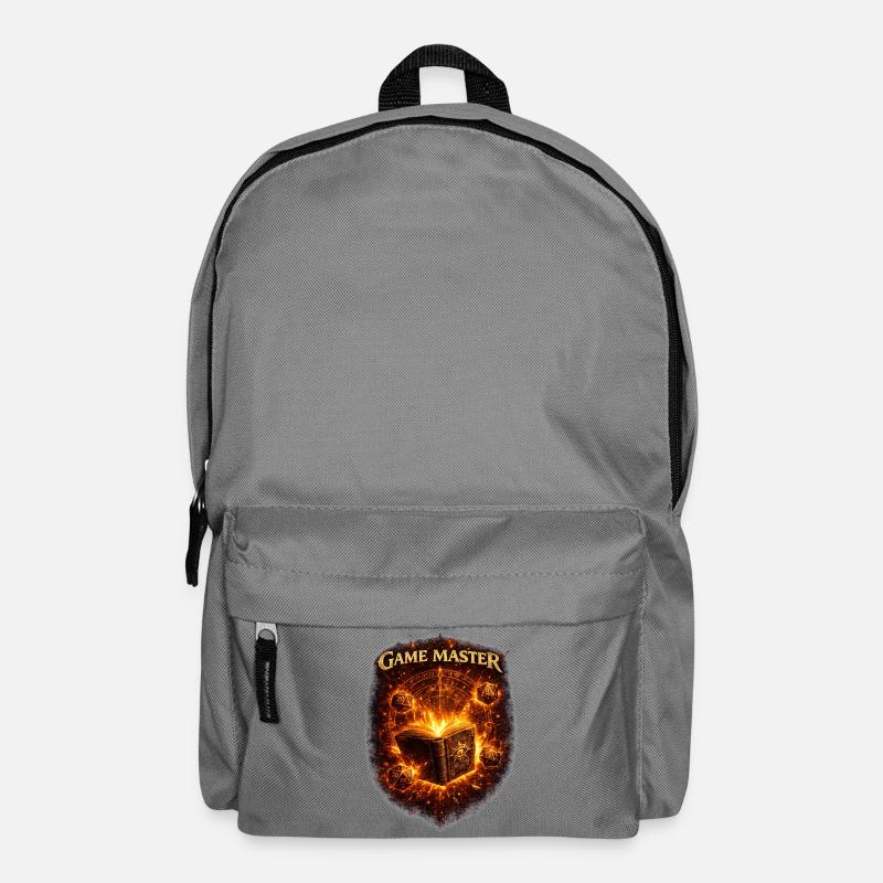Game Master Fantasy RPG D20 Shirt - Rucksack - Mittelgrau
