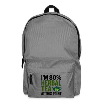 Naturopath I'm 80 Percent Herbal Tea Professional  - Backpack - elephant grey - Front