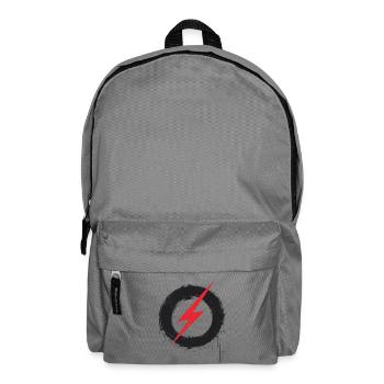 Digital Freedom - Retro Future Art - Backpack - elephant grey - Front