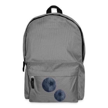 Blaubeeren Aquarell - Rucksack - Mittelgrau - Vorne