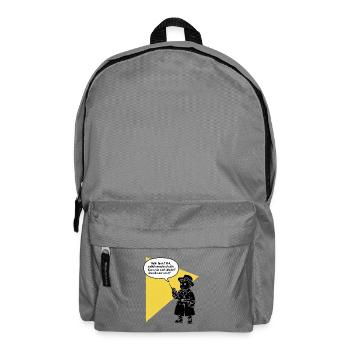 Hello aunt - pick up? Your brother is funny annoying - Backpack - elephant grey - Front