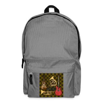 Musikinstrumente - Rucksack - Mittelgrau - Vorne