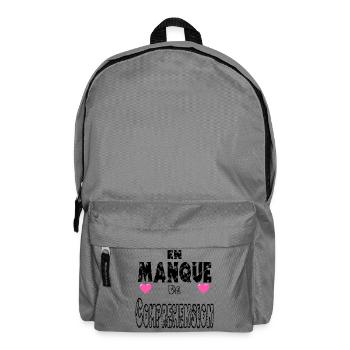 En Manque de Compréhension - Sac à dos - gris éléphant - Devant