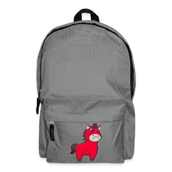 Crying Horse - Backpack - elephant grey - Front