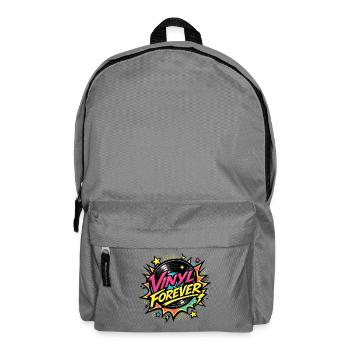 Vinyl Forever Retro Pop - Backpack - elephant grey - Front