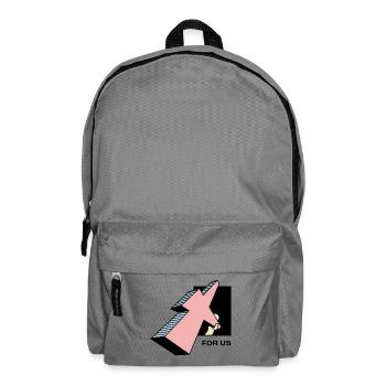 For Us - Backpack - elephant grey - Front