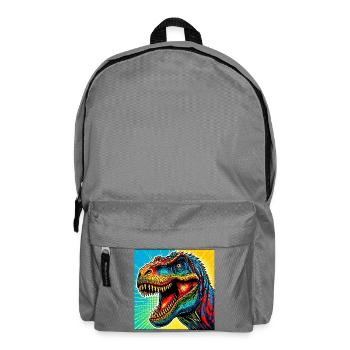 dinosaure - Sac à dos - gris éléphant - Devant