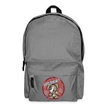 Haddu Problem - Rucksack - Mittelgrau - Vorne