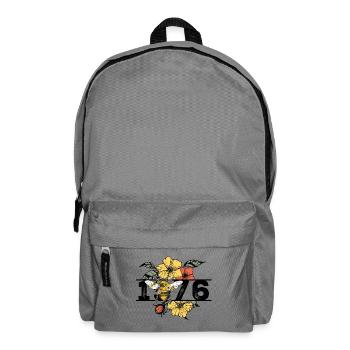 1976 50. Geburtstag - Rucksack - Mittelgrau - Vorne