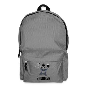 Shuriken 手裏剣 – Japanese Ninja Star  - Rucksack - Mittelgrau - Vorne