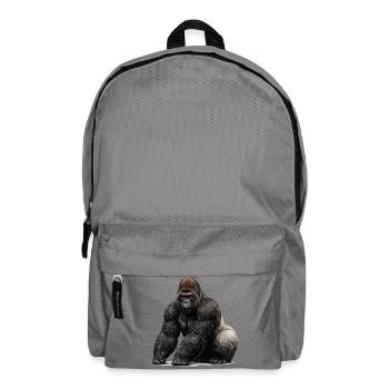 Gorilla Wildlife Animal - Backpack - elephant grey - Front